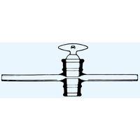 日本理化学器械 二方コック(ガラスコック)枝管外径φ9mm 680-0916 1個 65-8677-27（直送品）