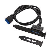 アイネックス USB3.0リアスロット 2ポート RS-003D 1個 67-9266-48（直送品）