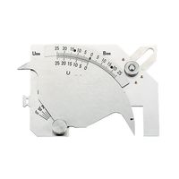 溶接ゲージ デジタル 新潟精機 アングル開先ゲージ 一般校正付 WGA-65 1個 64-3180-82