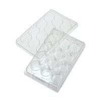 朝日ラボ交易 未処理プレート(12ウェル、平ら底) 100枚入り 229512 1箱(100枚) 65-3677-30（直送品）