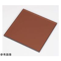 アズワン 制電PC(ブラウンスモーク)板 100×100 厚さt3mm 4-5831-03 1個（直送品）