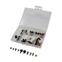 アイネックス ネジセット ケース付 ブラック SCW-03A-BK 1個 68-0583-96（直送品）