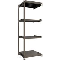 ICHIMAI 重量ボルトレスラック 段荷重1000Kg H2400×W900×D750 天地4段 連結グレー TH1000-837R4（直送品）