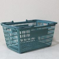 大和産業 買い物かご SLー20 ブルーグリーン 10個セット SL-20-BLGR-10P 1セット(10個) 538-1893（直送品）