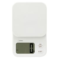 リーズ デジタルスケール「エクレ」1kg ホワイト KS-639WT 1個 トリコインダストリーズ
