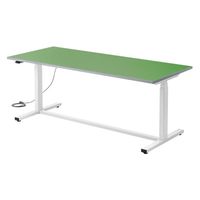 サンワサプライ 電動昇降作業台 幅1800×奥行750×高さ634～1284mm グリーン ERD-WDKP18075G 1台（直送品）