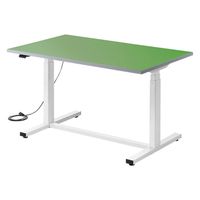 サンワサプライ 電動昇降作業台 幅1200×奥行750×高さ634～1284mm グリーン ERD-WDKP12075G 1台（直送品）