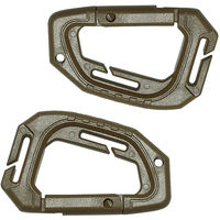 Oregonian Camper(オレゴニアンキャンパー) タクティカルカラビナ コヨーテ OCA803CY 1セット(2個入×4)（直送品）