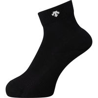 DESCENTE(デサント) バレーボール 靴下 2足組スーパーショートソックス 23-25 ブラック×ホワイト DVB9136S2（直送品）