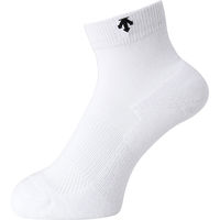 DESCENTE(デサント) バレーボール 靴下 2足組スーパーショートソックス 23-25 ホワイト×ブラック DVB9136S2（直送品）