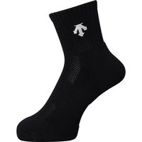 DESCENTE(デサント) バレーボール 靴下 スーパーショートソックス 28-31 ブラック×ホワイト DVB9640B（直送品）