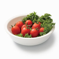 Like-it（ライクイット） 米とぎにも使えるザルとボウル 浅型 ホワイト 日本製 1個