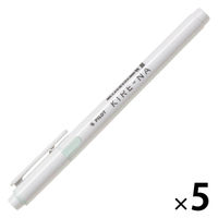 パイロット ツイン蛍光ペン KIREーNA(キレーナ) ペールグリーン SKIW-1-PG 1セット(1本×5)