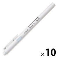 パイロット ツイン蛍光ペン KIREーNA(キレーナ) ペールブルー SKIW-1-PL 1セット(1本×10)