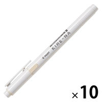パイロット ツイン蛍光ペン KIREーNA(キレーナ) ペールオレンジ SKIW-1-PO 1セット(1本×10)