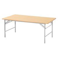【軒先渡し】ニシキ工業 折り畳み会議テーブル 幅1800×奥行750×高さ700mm　 ペールウッド AKT-S1875SN-VPL 1台（直送品）
