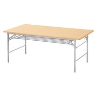 【軒先渡し】ニシキ工業 折り畳み会議テーブル 幅1800×奥行750×高さ700mm　 ペールウッド AKT-S1875S-VPL 1台（直送品）