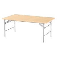 【軒先渡し】ニシキ工業 折り畳み会議テーブル 幅1800×奥行900×高さ700mm　 ペールウッド AKT-S1890TN-VPL 1台（直送品）