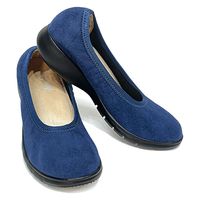 G-STARS ラックラック 空飛ぶ洗えるパンプス 超軽量 撥水 丸洗いOK ネイビー 24.5cm GS-0343 1足（直送品）