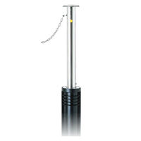 サンキン メドーマルク 上下式キャップ付車止め J-8CNT 1本（直送品）