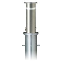 サンキン メドーマルク 上下式キャップ付車止め J-17 1本（直送品）