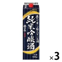 福徳長 純米吟醸酒 す～っと飲めてやさしいお酒 パック 1.8L 1セット（1本×3） 日本酒
