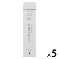 トンボ鉛筆 シャープ芯 モノグラフMG0.5mm HB グレー R5-MGHB72 1セット(1本×5)
