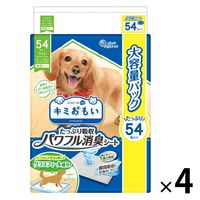 エリエール キミおもい パワフル消臭シート ワイド 無香タイプ 大容量 54枚入 4袋 大王製紙