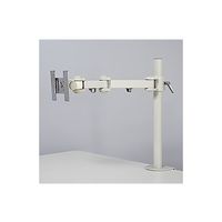 プランニングDO 4軸式くねくねモニターアーム(ホワイト) MARMGUS1920W 1個 61-4702-09（直送品）