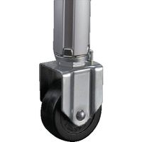 SUS 【数量10以上】φ50 N フレームキャスター 固定 エラストマー GFN-664-10 1個 257-1588（直送品）