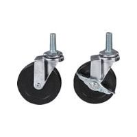 SUS 【数量10以上】φ75キャスター ウレタン車輪 GFN-537-10 1個 257-8667（直送品）