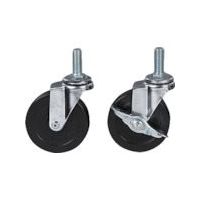 SUS 【数量10以上】φ75キャスター ブレーキ ウレタン車輪 GFN-541-10 1個 257-1633（直送品）