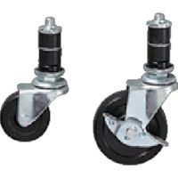 SUS 【数量10以上】フレームキャスターNφ100導電B (ゴム) GFN-585-10 1個 257-1578（直送品）