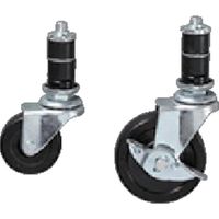 SUS 【数量10以上】フレームキャスターNφ100ウレタン (ゴム) GFN-588-10 1個 257-8677（直送品）