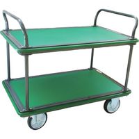 トラスコ中山 TRUSCO ハイグレード運搬車 2段式両袖 1200X750mm 505EBNA 1台 555-8186（直送品）