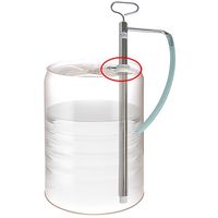 アクアシステム ペールポンプアダプタ φ40(POM) H215079100 1個 244-3103（直送品）