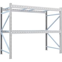 トラスコ中山 TRUSCO 重量パレットラック3トン 2500X900XH2000 2段 単体 3D-20B25-09-2 1台（直送品）