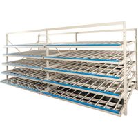 トラスコ中山 TRUSCO ホイルコンベアラック 1500X1800XH1800 3レーン3段 連結 FL3-656-33B 1台（直送品）