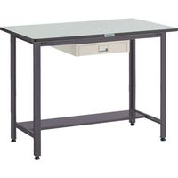 TRUSCO 中荷重立作業台(500kg)HAEW型 900X750XH885 薄型1段引出付 ダークグレー色 HAEWR-0975UDC1（直送品）