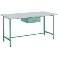 TRUSCO 軽荷重立作業台(300kg)HAE型 1500X750XH900 1段引出付 グリーン色 HRAE-1500F1 1台（直送品）