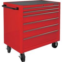 スナップオン・ツールズ バーコ 6段引き出し ロールキャブ カーマインレッド ゴムマット仕様天板 K1475KXL6PSV 1台（直送品）
