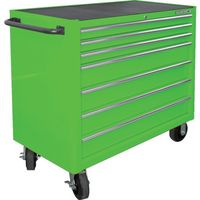スナップオン・ツールズ バーコ 7段引き出し ロールキャブ エクストリームグリーン ゴムマット仕様天板 K1475KXL7PJJ 1台（直送品）