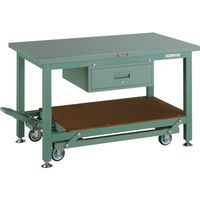 TRUSCO 重荷重作業台移動式（3000kg）TWC型 RTWC-1200