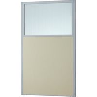 トラスコ中山 TRUSCO ローパーティション 上部半透明 W900XH1465 ベージュ TLP-1509U-BE 1枚 258-0065（直送品）