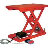 TRUSCO テーブルリフト70kg 倍速タイプ 電動Bねじ式 HDL-H0756RT