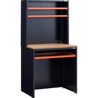 トラスコ中山 TRUSCO TWB型オープン台 900X650XH1800 コンセント 上棚付 黒 TWB-900C-UT2 1台（直送品）