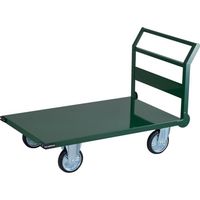 トラスコ中山 TRUSCO 鋼鉄製運搬車 ハンドル側自在車輪 1200X750 φ200プレス車 SH-1C 1台 256-5608（直送品）