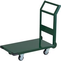 トラスコ中山 TRUSCO 鋼鉄製運搬車 ハンドル側自在車輪 800X450 φ100プレス車 SH-3C 1台 256-5604（直送品）