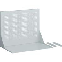 トラスコ中山 TRUSCO DX型工具キャビネット パンチングパネル フラット天板用 ホワイト色 DX-PP 1台 256-3208（直送品）