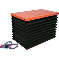 トラスコ中山 TRUSCO テーブルリフト500kg(電動BねじDC24V)650×950mm 蛇腹付 HDL-L5069VJ-D2 1台（直送品）